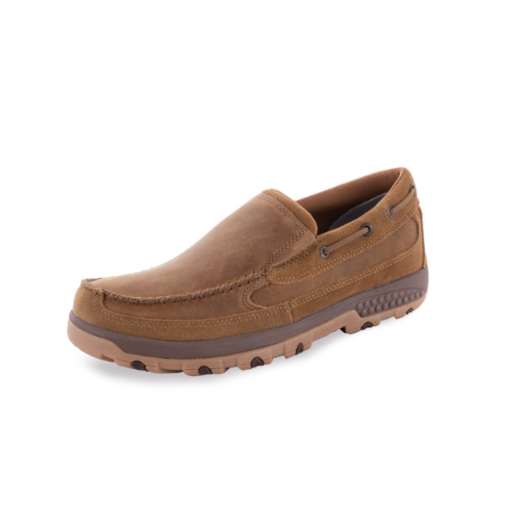 Twisted X Men s Classic CellStretch Slip on Moc s Tan Dust N Ranch Outfitters